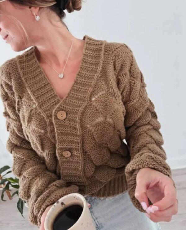Sweater Cárdigan Rombos