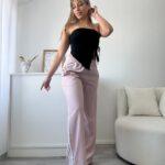 Pantalón Rosa Brillos Gliter DivasFlores