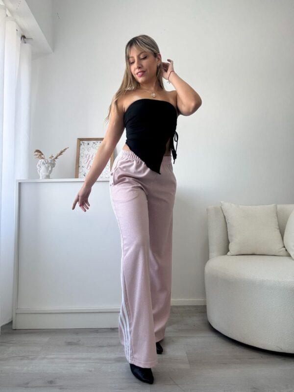 Pantalón Rosa Brillos Gliter DivasFlores