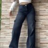Jeans Gris Wide Leg Cargo