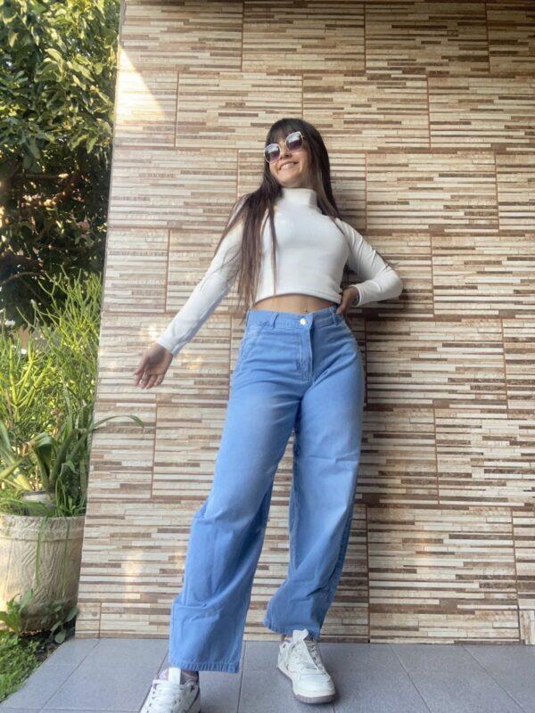 Baggy celeste localizado DivasFlores