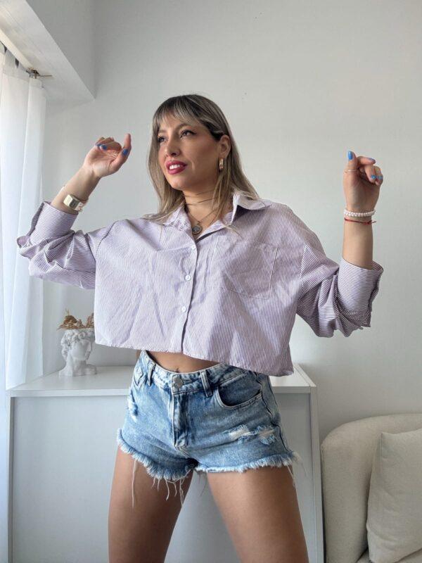 Camisa Rayada Crotop Poplin