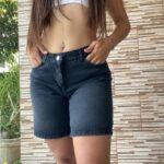 Bermuda Mom Gris Liso Rígido DivasFlores
