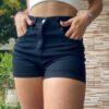short negro elastizado DivasFlores