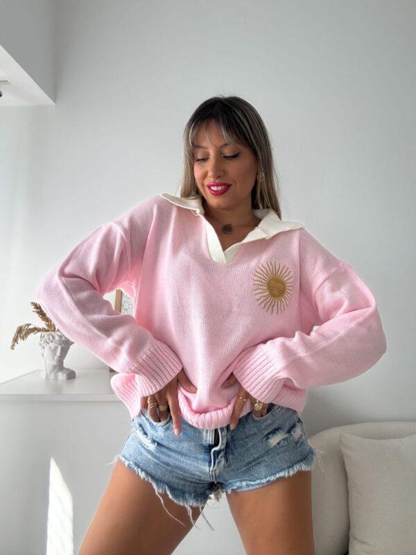 Sweater Chomba Combinado Sol Argentino