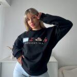 Buzo emoji argentina de algodón