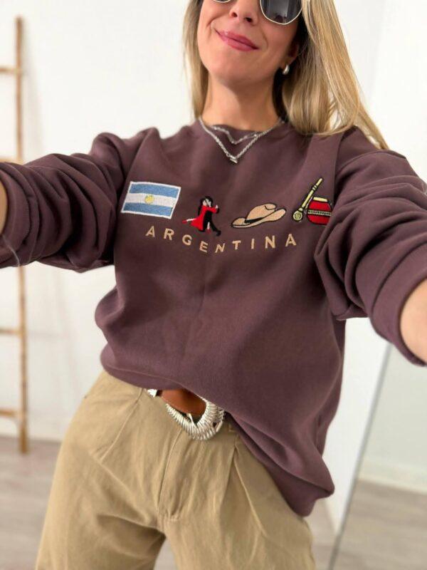 buzo algodón frisado de emojis chocolate