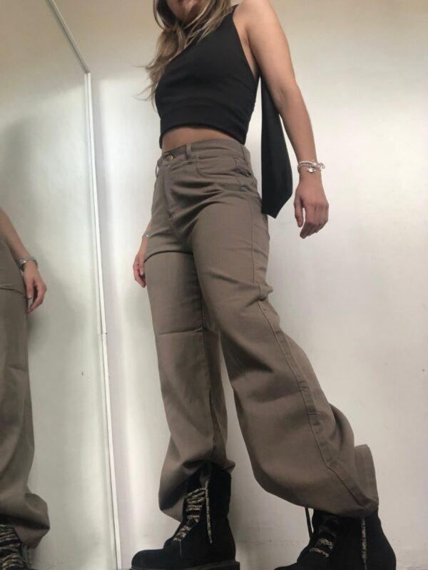 wide leg chocolate rígido