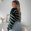 sweater globo sol rayado