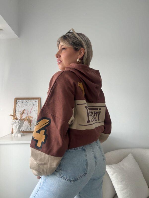 buzo Ferrari algodón frisado premium