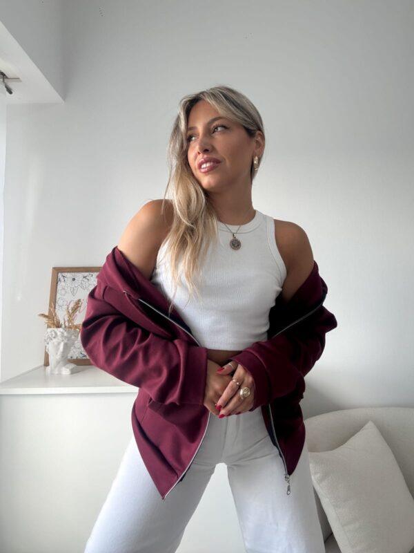 campera de abrigo con material darlon