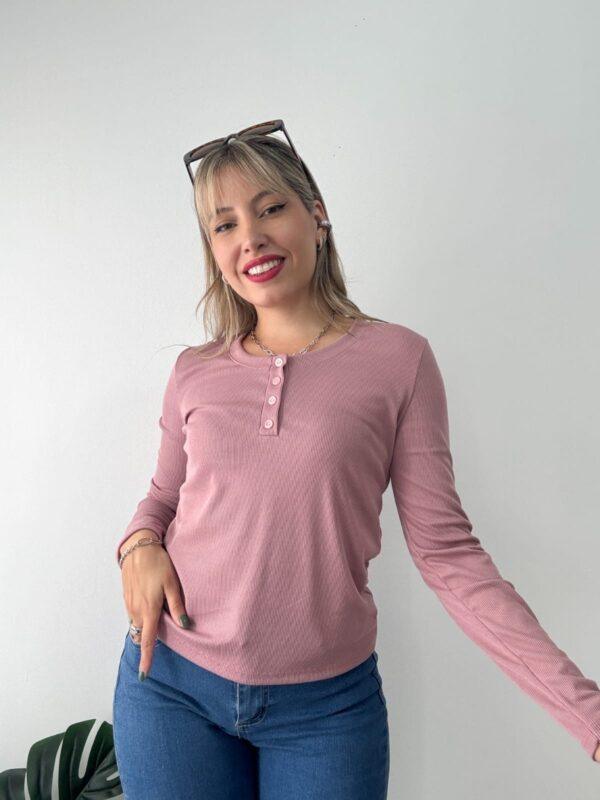 Remera Botones de Morley