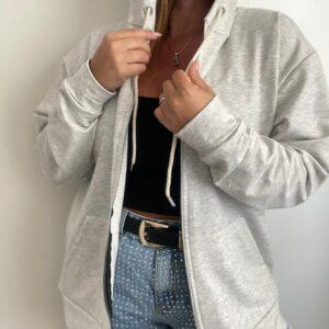 campera de darlon gris