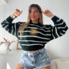 sweater globo sol rayado