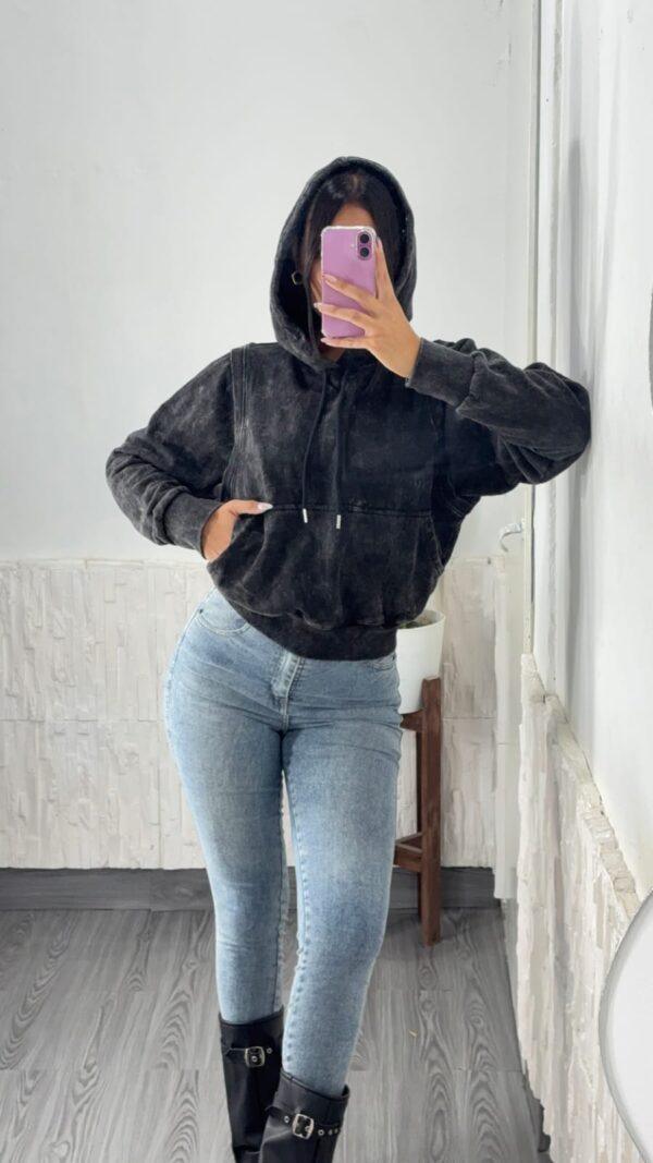 buzo de algodón nevado