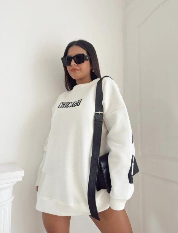 buzo chicago de algodón peinado frisado