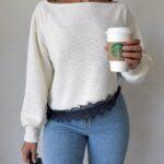 Sweater Encaje Evelyn Yakar