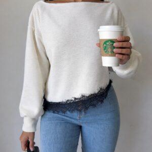 Sweater Encaje Evelyn Yakar