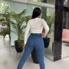 Jeans Chupin Azul Elastizado