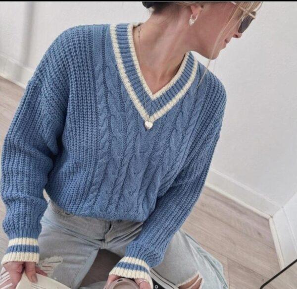 Sweater Universitaria Doble Lana