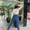 Jeans Chupin Azul Elastizado