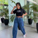 jeans baggy azul con reguladores