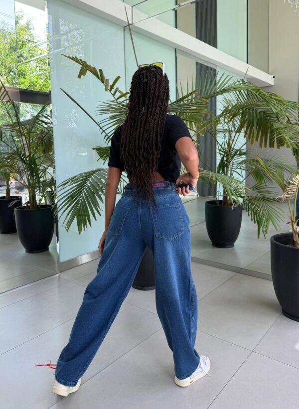 jeans baggy azul con reguladores