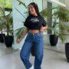 jeans baggy azul con reguladores