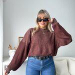 Sweater Maxi Globo Nevado