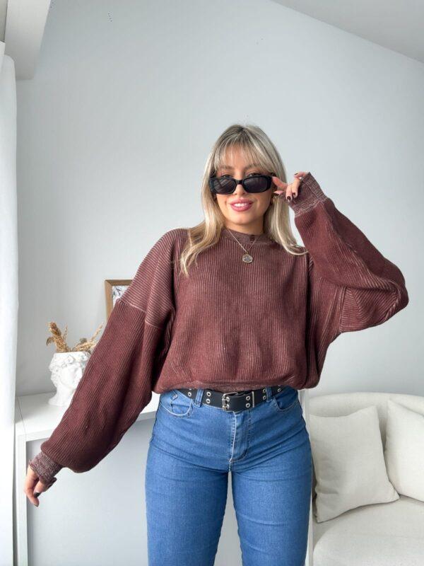 Sweater Maxi Globo Nevado