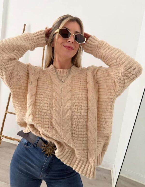 Sweater Mila Lana Gruesa Acrílica
