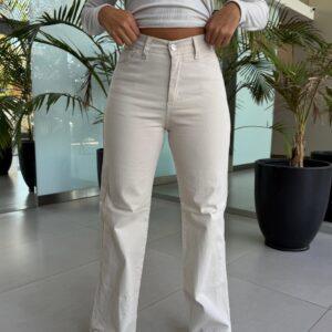 Wide Leg Tiza Elastizado