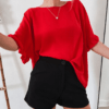 Blusa Marisel de Lino Cey rojo