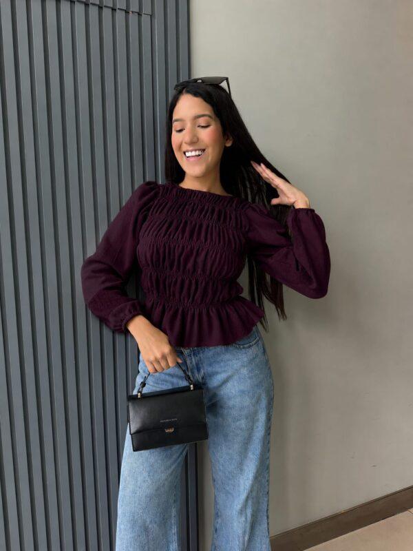 Blusa Ximena de Lino Cey