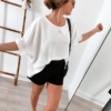 Blusa Marisel de Lino Cey blanco